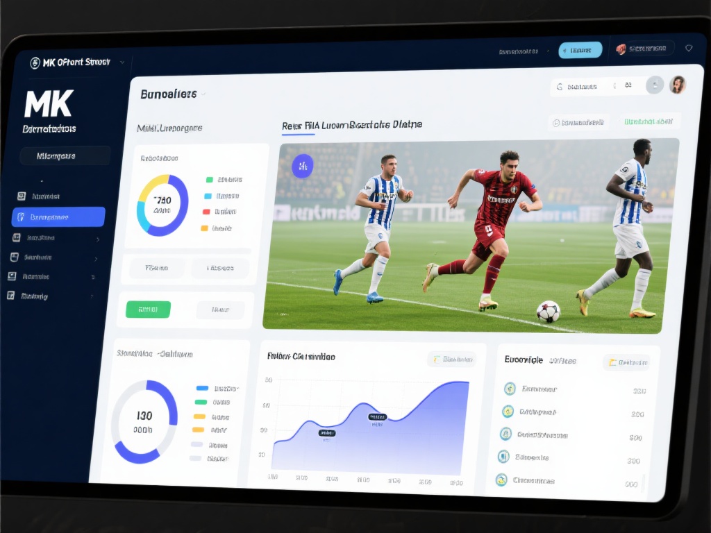 以足球为例，MK官方体育数据分析可以从球员的跑动距